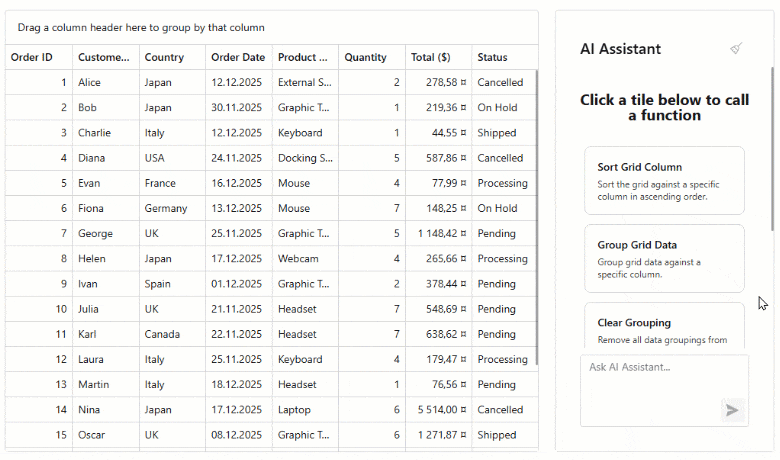 AI Tool Calling Integration