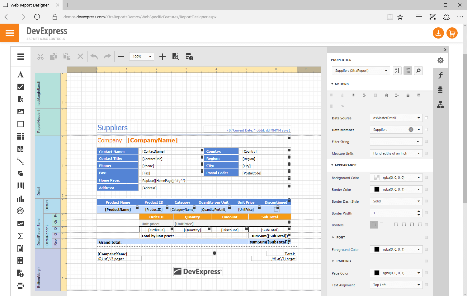 Net Reporting Tools Core Blazor Winforms Mvc