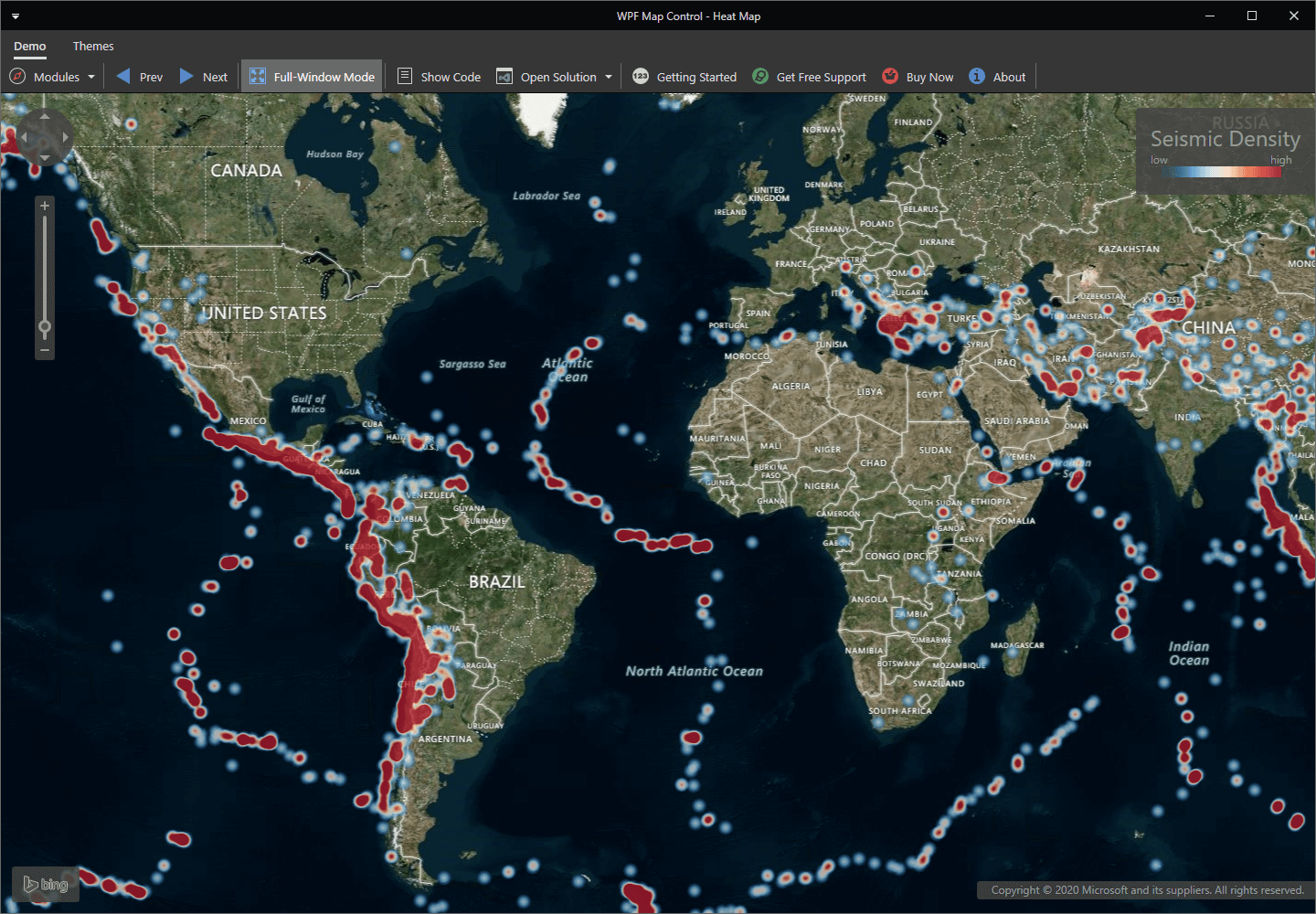 WPF Map Control for Visual Studio | DevExpress