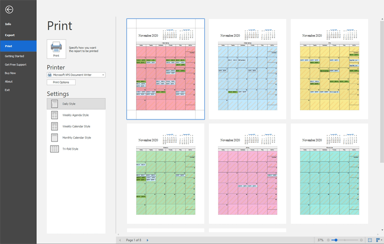 visual studio winforms make page width of paper