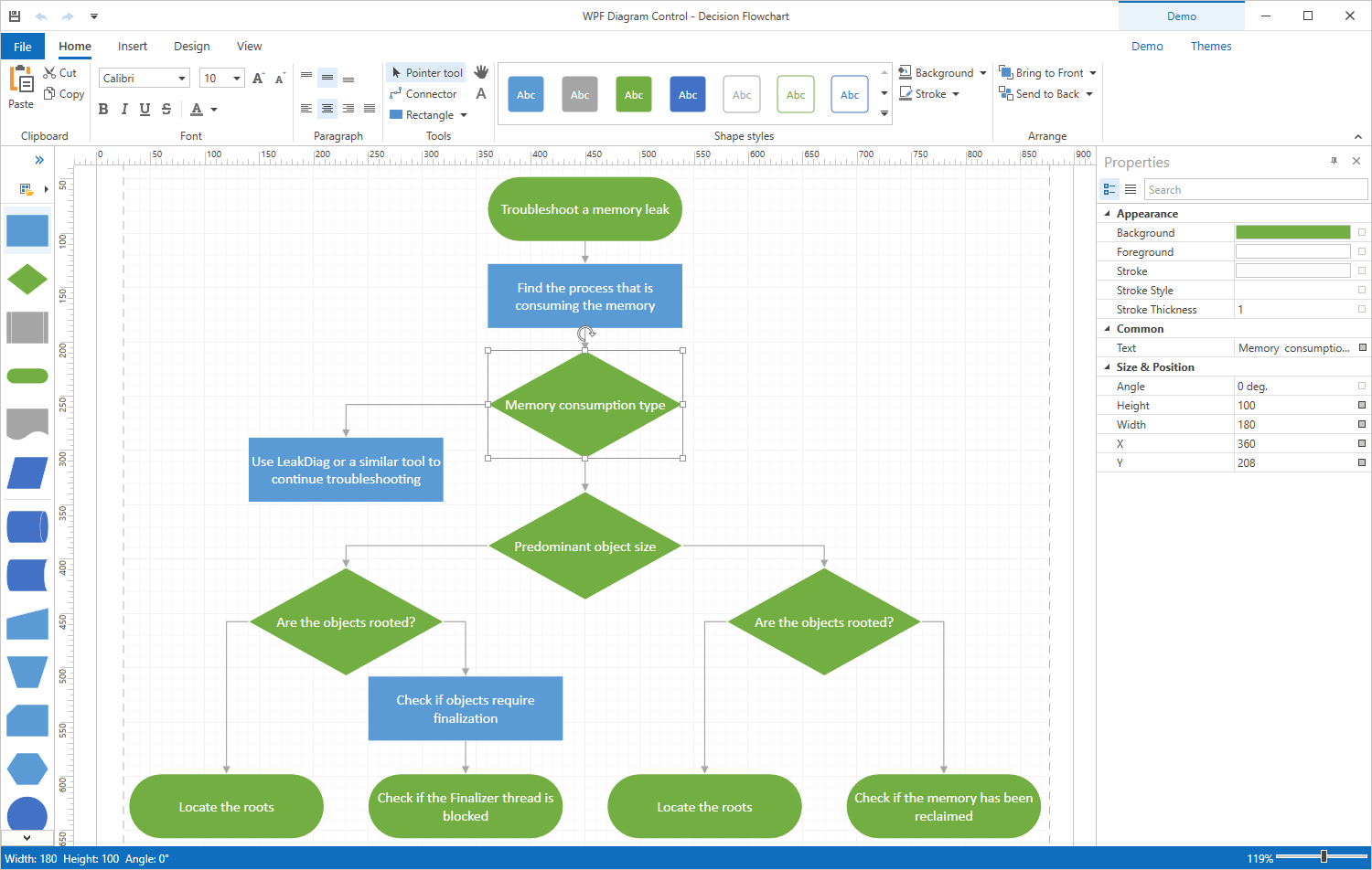 Wpf Diagram Visio Inspired Editor For Net Devexpress