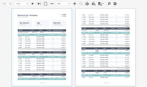 Multi-Column Report - ASP.NET Core Reporting | DevExpress