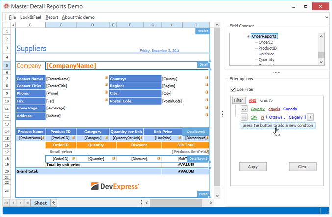 devexpress copy report file