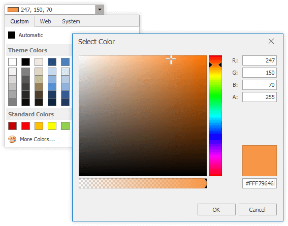 online color picker form imag e