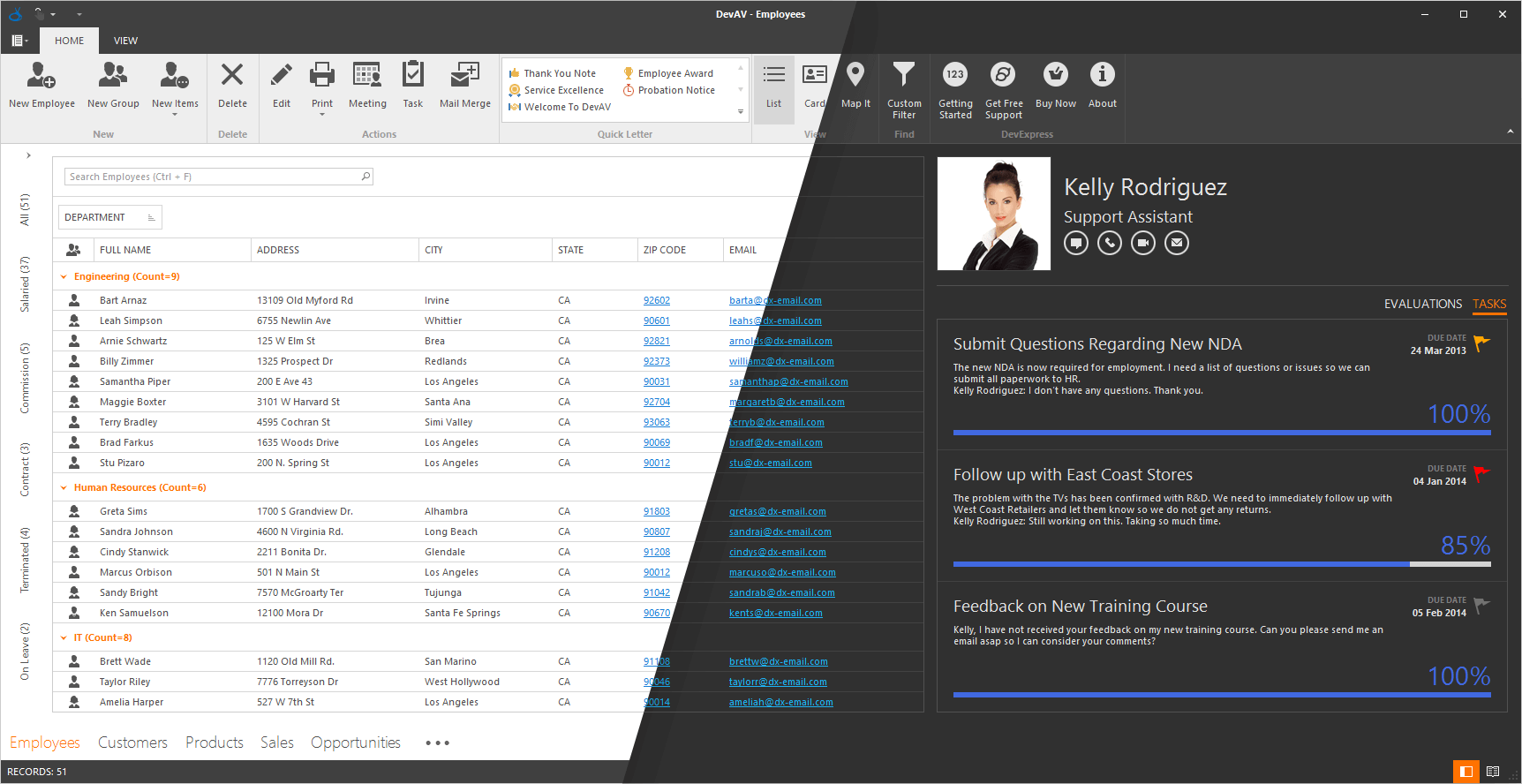 devexpress gridviewdatacomboboxcolumn demo