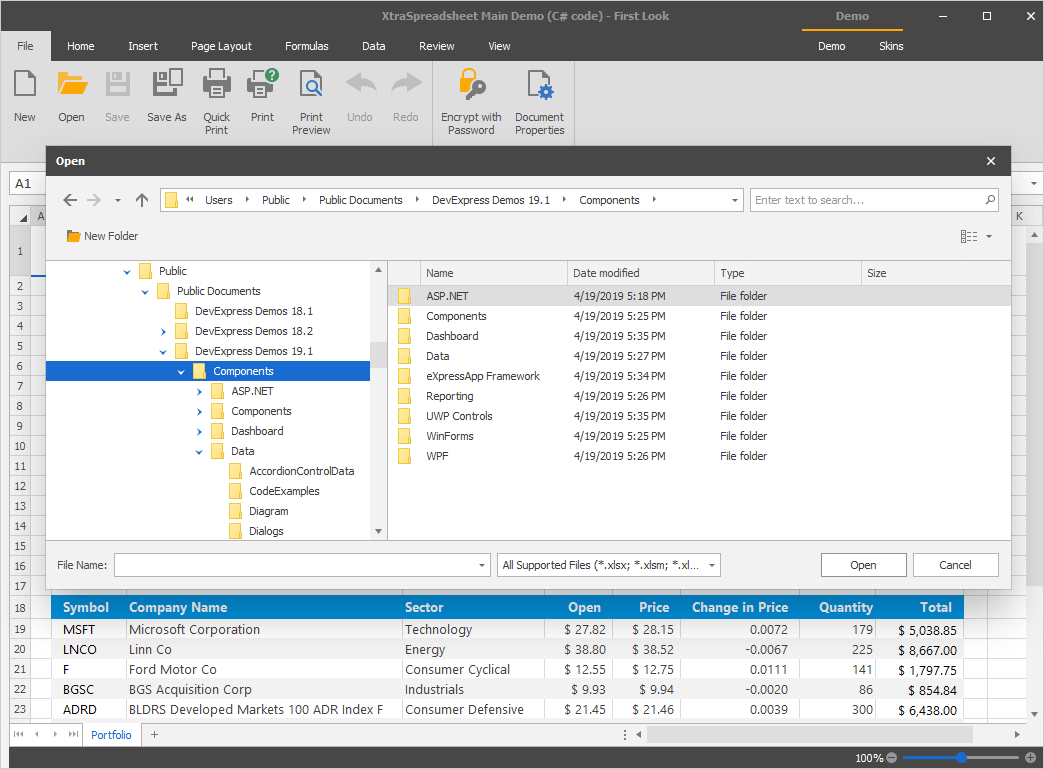 visual studio winforms expand all