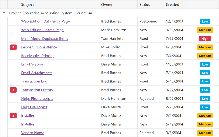 Blazor Data Grid Component - DevExpress