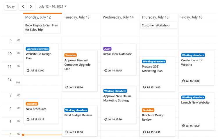 Blazor Scheduler Event Calendar DevExpress