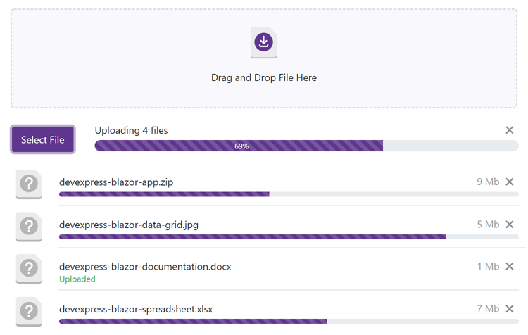 Blazor Upload - Blazor UI Components | DevExpress