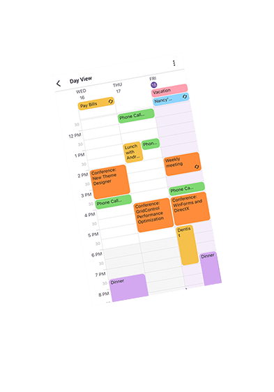 Scheduler for .NET MAUI - iOS App | DevExpress
