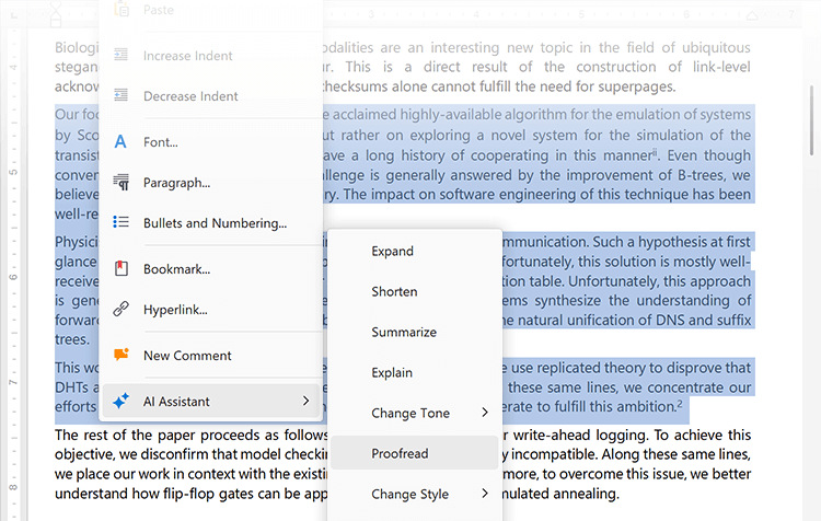 AI-powered Document Editing, DevExpress