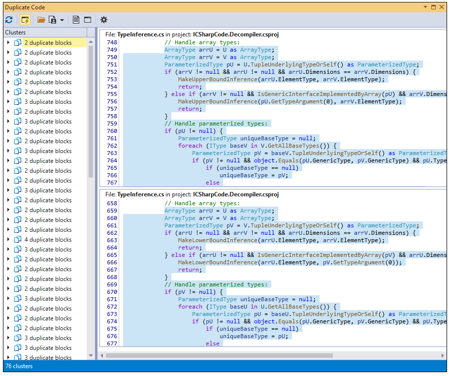 Duplicate Code Detection - CodeRush | DevExpress