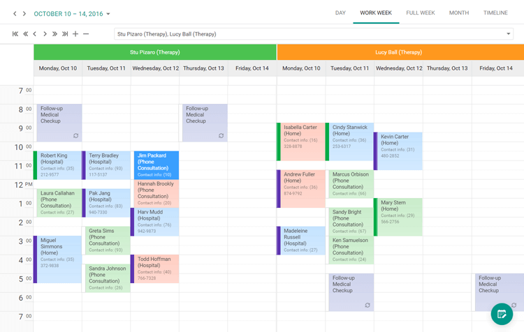 ASP.NET Scheduler and Calendar for Web Forms MVC DevExpress