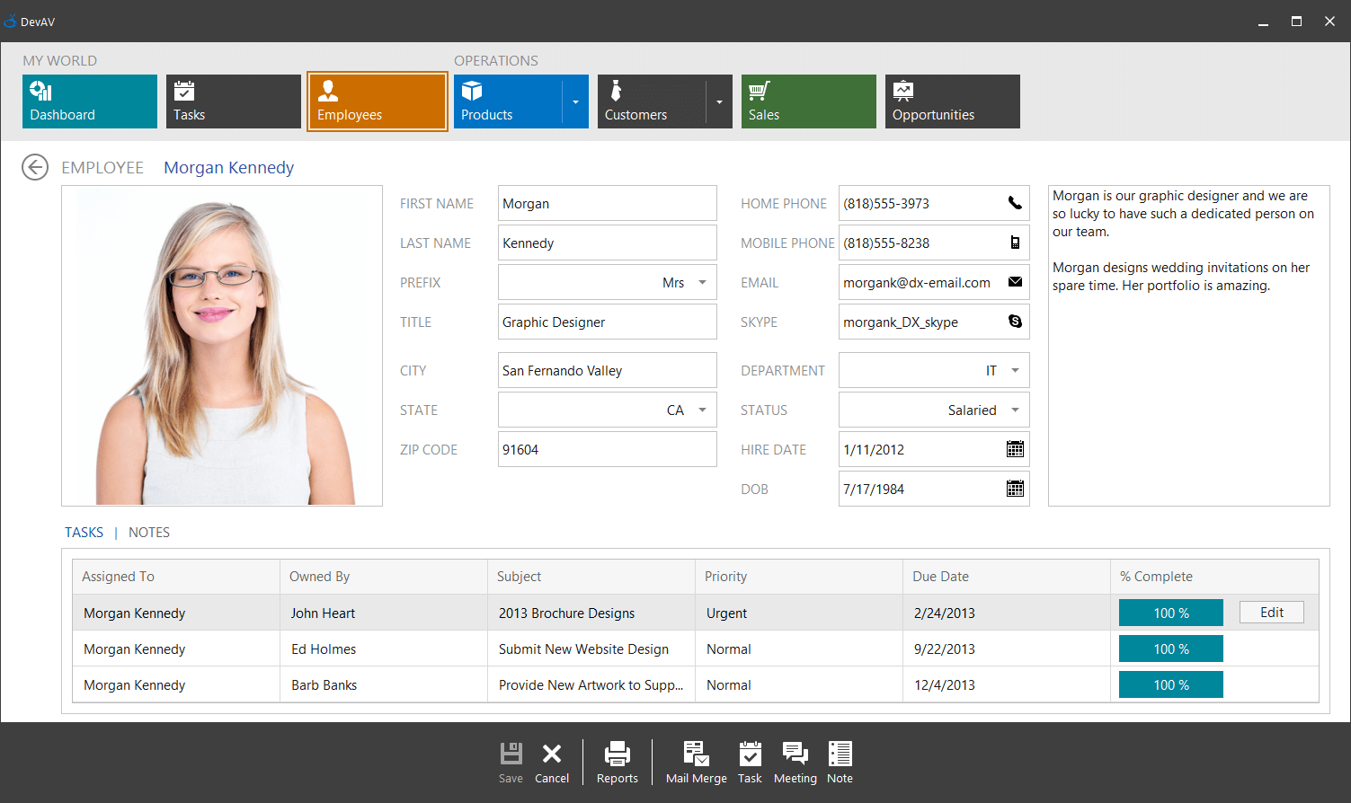 windows forms customer form