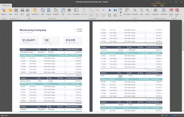 Reporting and PDF Viewer in WinForms Applications