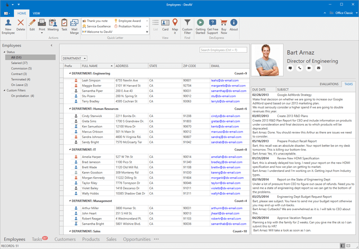 devexpress wpf themes