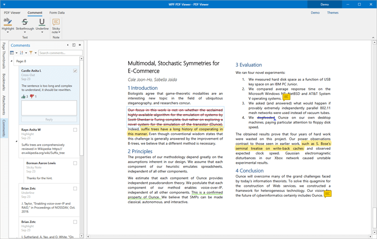 Comments and Sticky Notes - WPF PDF Viewer | DevExpress