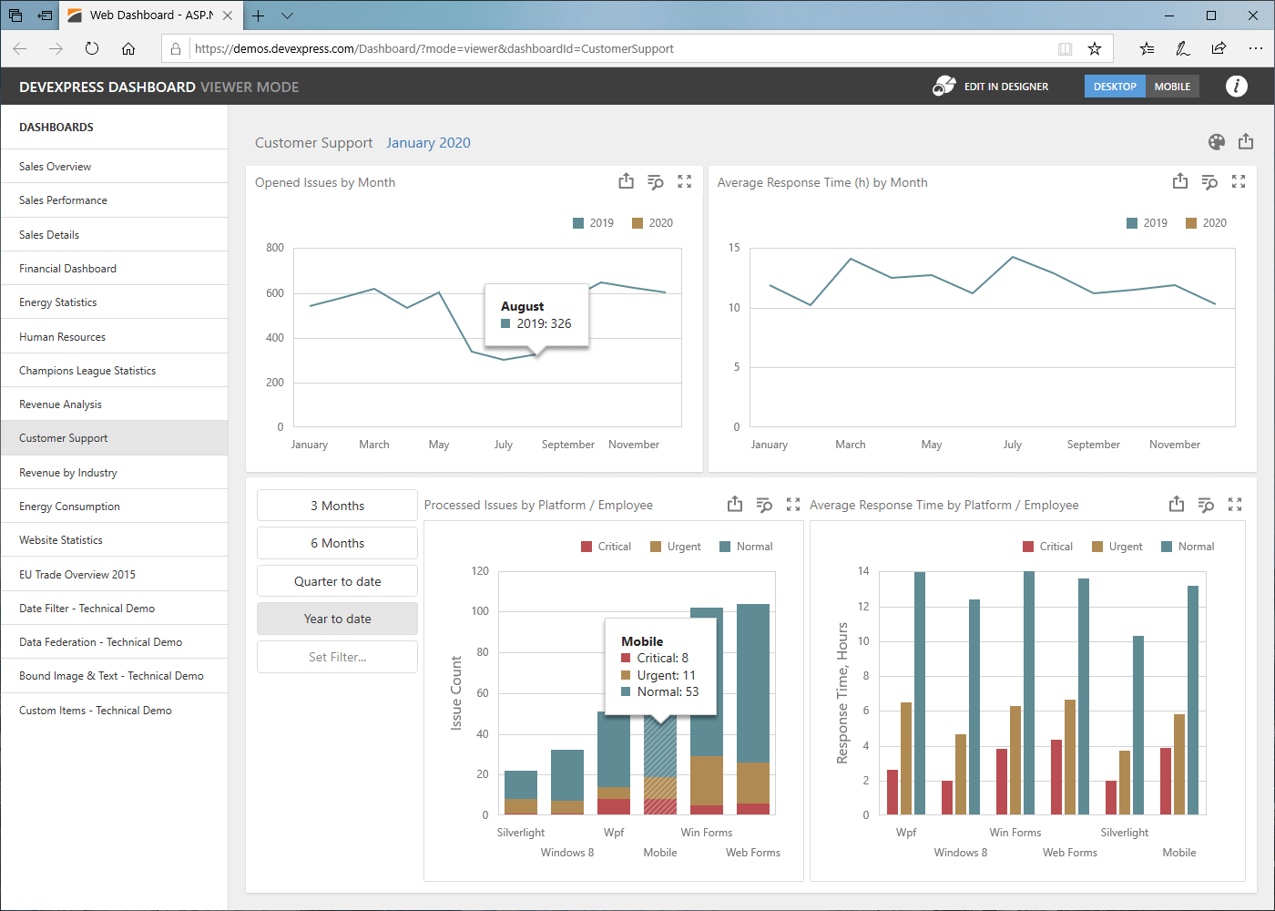 devexpress react