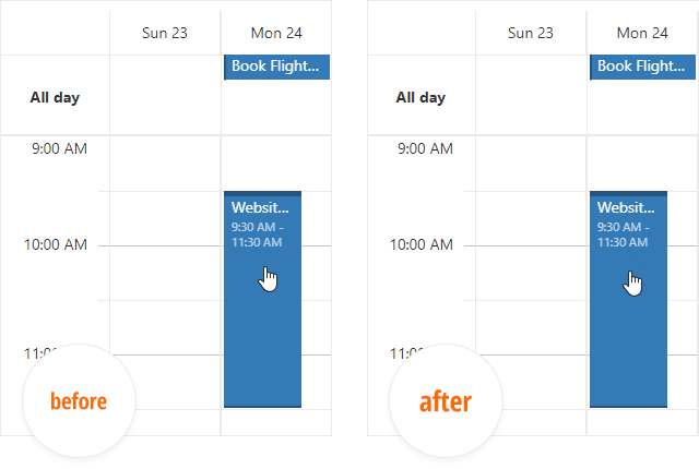 Drag and Drop - Scheduler | DevExpress