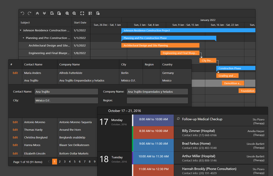 Office 365 Dark Theme - ASP.NET Web Forms and MVC | DevExpress