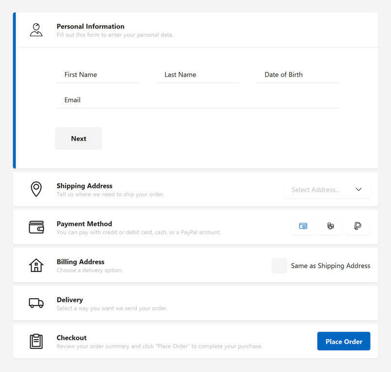 WinForms Accordion - Support for HTML Templates, DevExpress