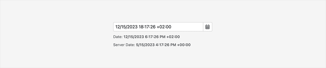 Client Time Zone Support - Blazor DateEdit, DevExpress