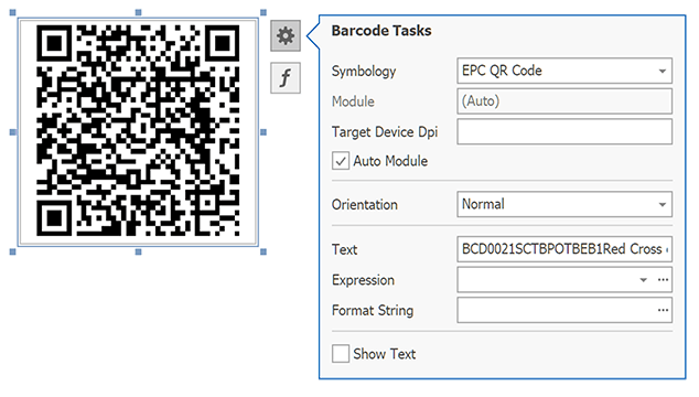 PC QR Code (SEPA Credit Transfer Scheme)