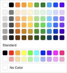 New Blazor Color Palette