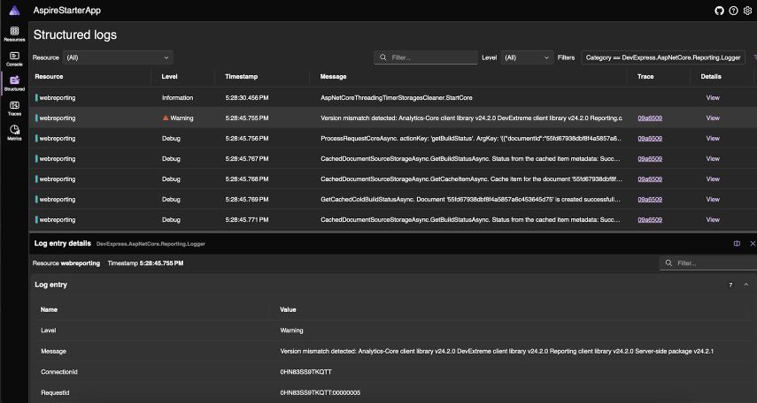 Aspire Logs