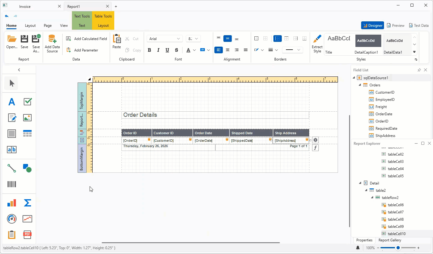Report Designer for WPF — Create Expressions with Natural Language, DevExpress