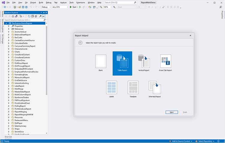 Report Designer for Visual Studio 2022 | DevExpress Reports