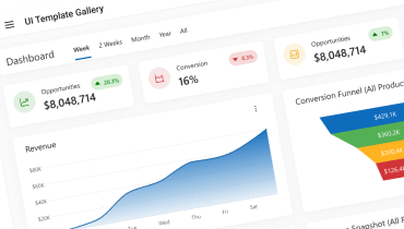 ASP.NET Core UI Template Gallery | DevExpress