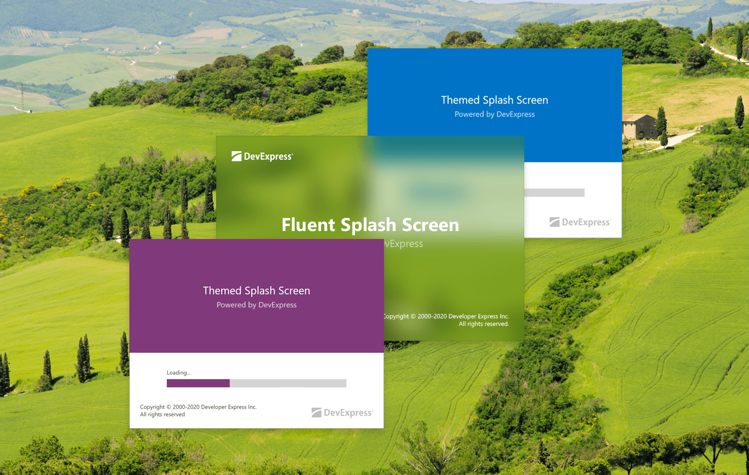 Screen themes. Splash Screen примеры.