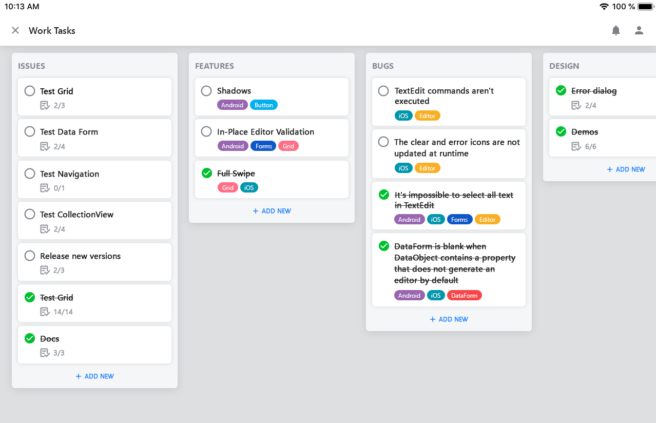 devexpress grid custom formatter xamarin