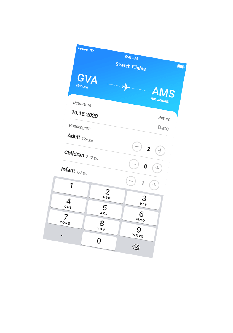 Xamarin.Forms Numeric Editor - iOS App, DevExpress